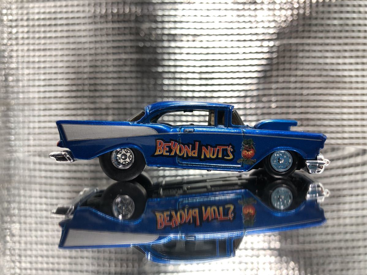 #20 year front new goods buy Vintage minicar beautiful goods loose rare out of print 1/64 Racing Champion *57 Chevy bell air Street hot rod 1997①