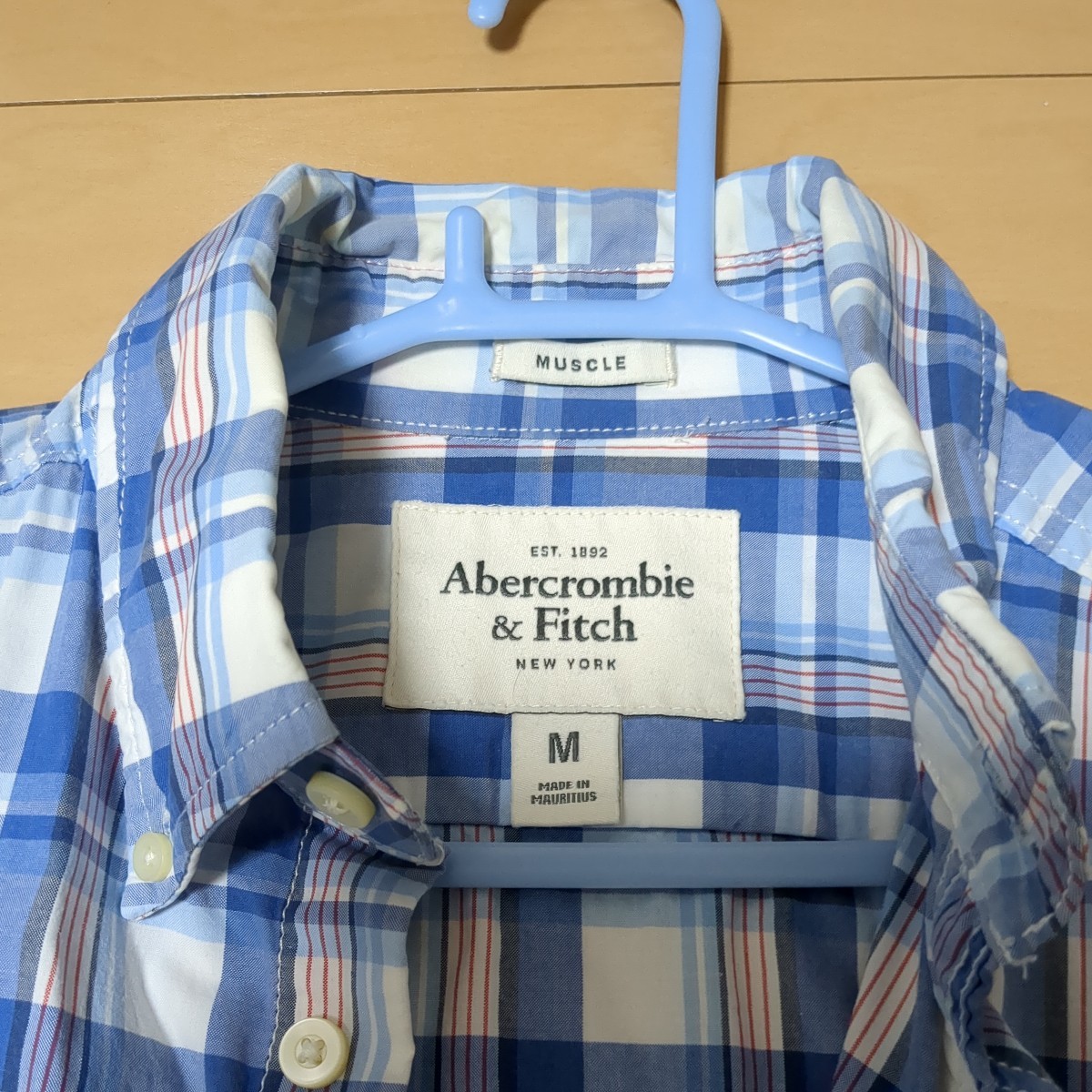 アバクロ Abercrombie＆Fitch 正規品 メンズ 長袖ボタンダウンシャツ の画像2