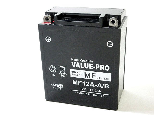 新品 充電済バッテリー MF12A-A 互換 YB12A-A / 89～92 ゼファー400前期 エリミネーター400 ZXR400 ZZ-R400 Z550FX GPZ750R_画像3