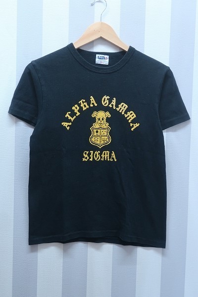 2-6287A/フェローズ ALPHA GAMMA SIGMA 半袖TシャツPHERROW'S 送料200円 _画像1