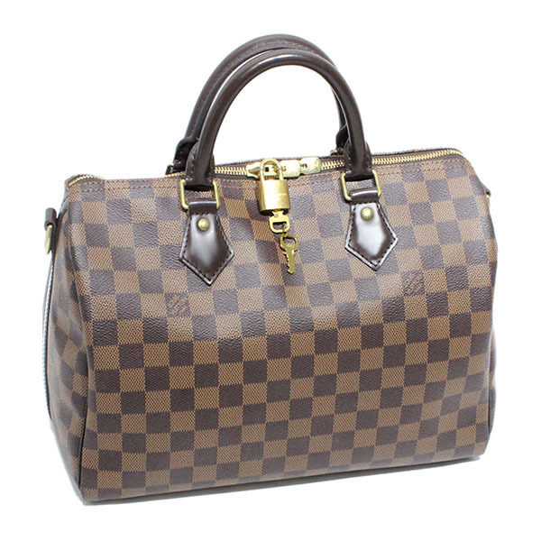 ルイヴィトン LOUIS VUITTON ダミエ・エベヌ スピーディ・バンドリエール 30 ハンドバッグ ミニボストンバッグ N41367 人気 ブランド 定番_画像1