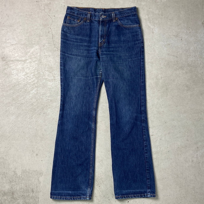 00年代 USA製 Levi's リーバイス 11517-4807 フレアデニムパンツ ブーツカット メンズW33相当