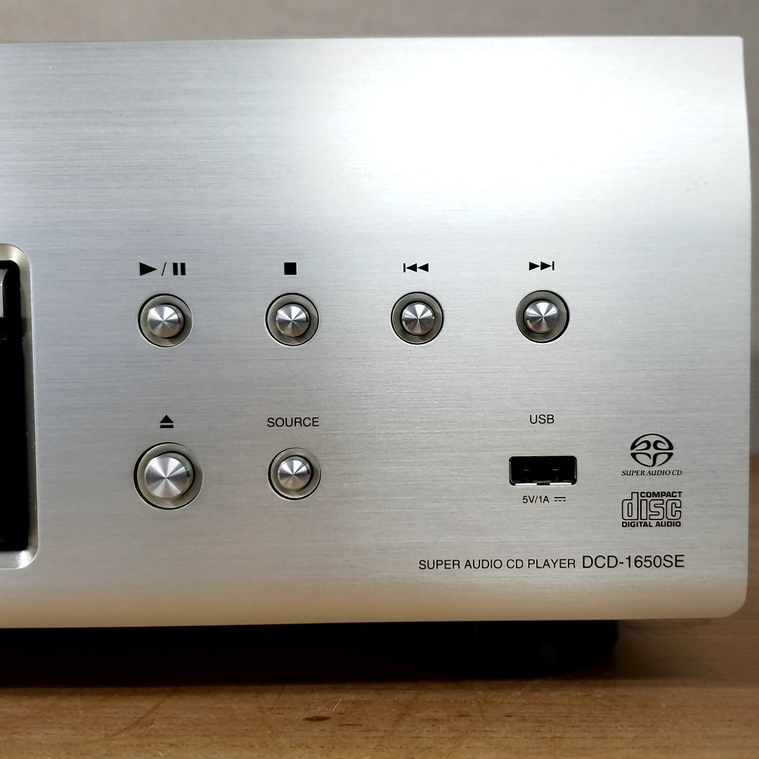 DENON DCD-1650SE スーパーオーディオCDプレーヤー 音響機材 オーディオ機器 通電動作確認済み リモコン 電源コード 説明書 【120z324】_画像4