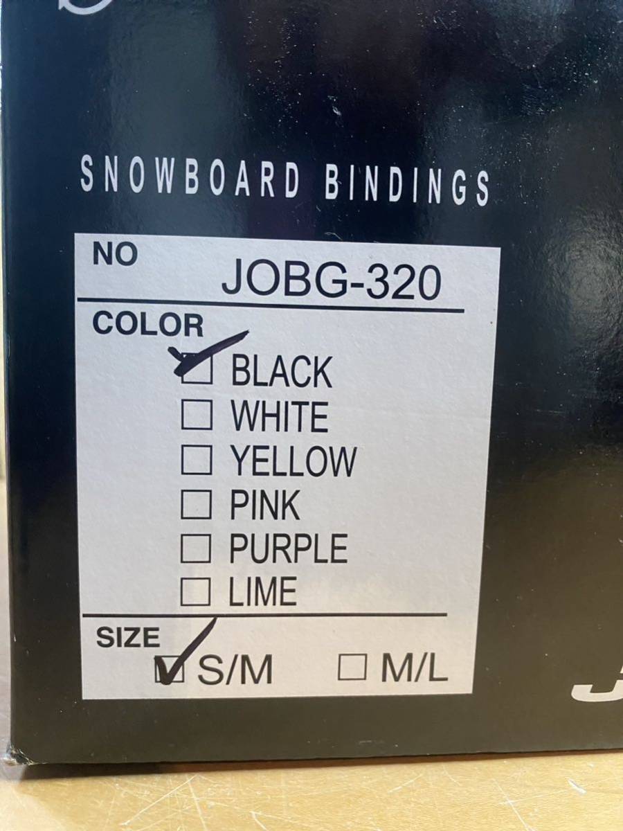 スノーボード ビンディング JOYRIDE 黒 S/M 未使用　スノボ　_画像10