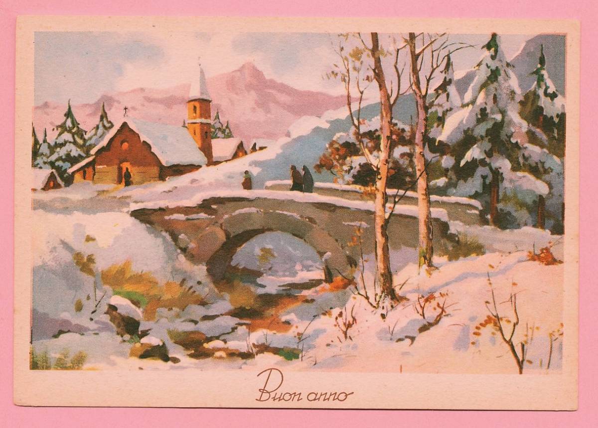  Vintage postcard (47)H33* Christmas new year France Germany Belgium Italy England picture postcard 