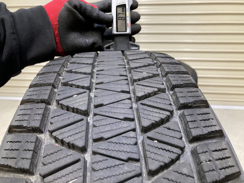 バリ溝 '19年製 BRIDGESTONE BLIZZAK DM-V3 225/65R17 4本セット ブリヂストン ブリザック スタッドレスタイヤ (YT1054)_画像6