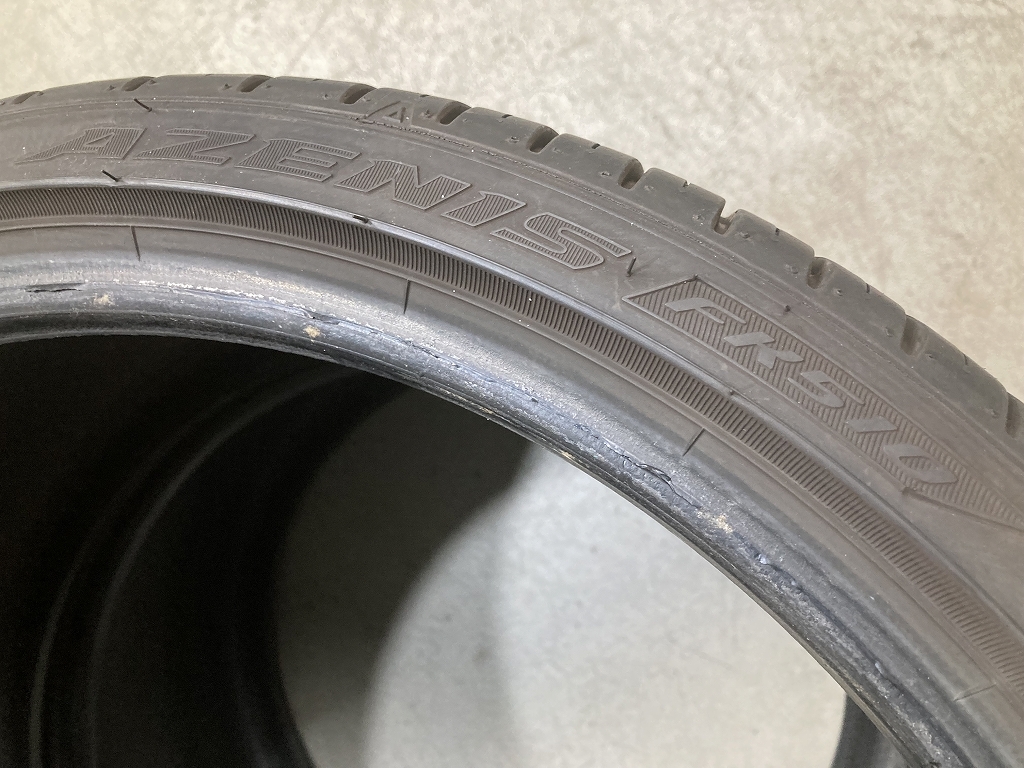 バリ溝 2019年製 FALKEN AZENIS FK510 255/30R19 2本セット ファルケン アゼニス 19インチ (YY1149)_画像4