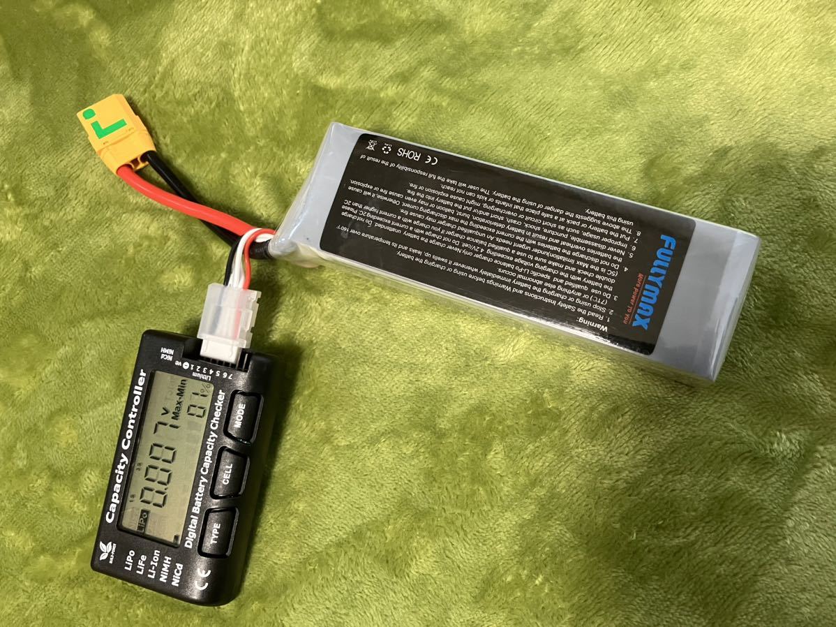 美品　4セル　14.8v 5100mAh 35C 75.48Wh FULLY max フーリーマックス　今年購入品　No.2_画像6