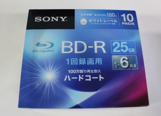のK2975　　SONY　Panasonic　BD-RE BD-R 25GB　録画用ブルーレイディスク　まとめて　5BNE1VGPS2 3BNE3VEPS2 LM-BE25W11S 10BNR1VGPS6_画像4
