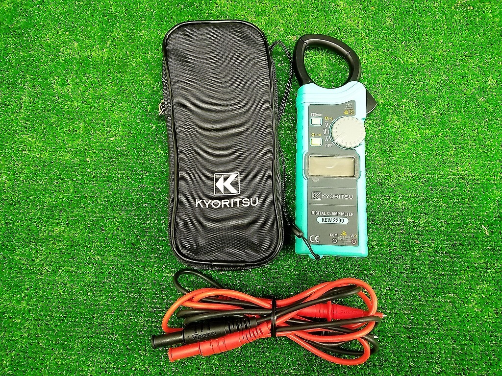 中古品 共立 KYORITSU 交流電流測定用 クランプメータ KEW2200_画像1