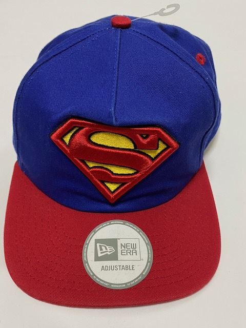 NEW ERA ニューエラ SUPERMAN スーパーマン ADJUSTABLE Cap キャップ 帽子 展示未使用品の画像1
