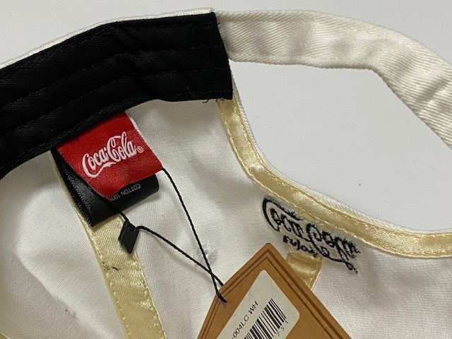 Coca-Cola コカ・コーラ ローキャップ CAP 帽子 ホワイト 展示未使用品_画像8