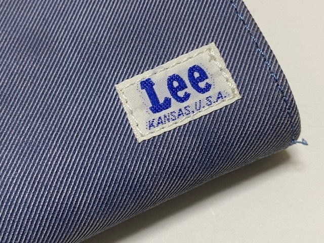 Lee リー デニム風 ラウンドジップ 2つ折り財布 展示未使用品_画像2