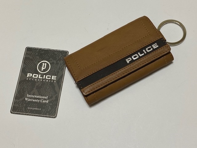  Police POLICE 6 полосный чехол для ключей экспонирование не использовался товар 