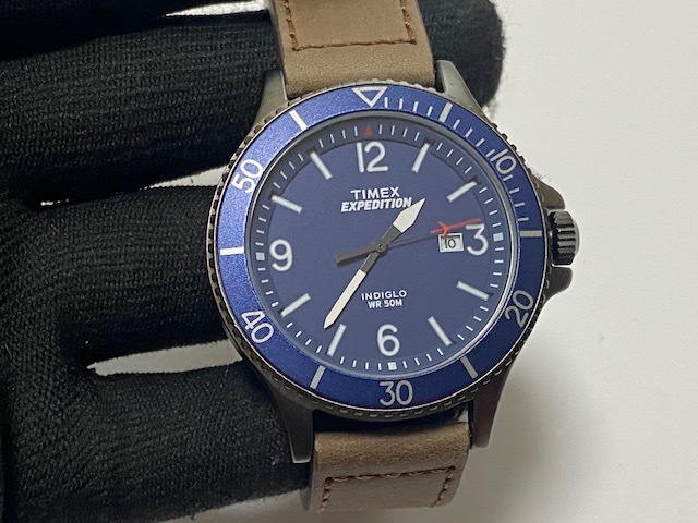 タイメックス TIMEX エクスペディション レンジャー EXPEDITION RANGER 腕時計 革ベルト TW4B10700 展示未使用品
