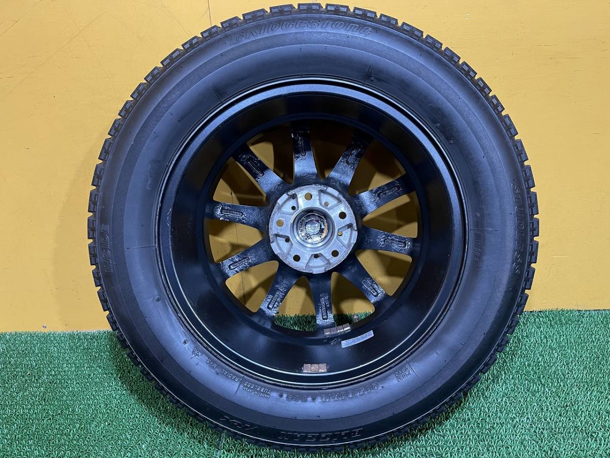 No.405　ブリヂストン　ブリザックVRX　スタッドレスタイヤ　16インチ　205/60R16　ホイール付　4本セット　売切　160サイズ×4_画像5