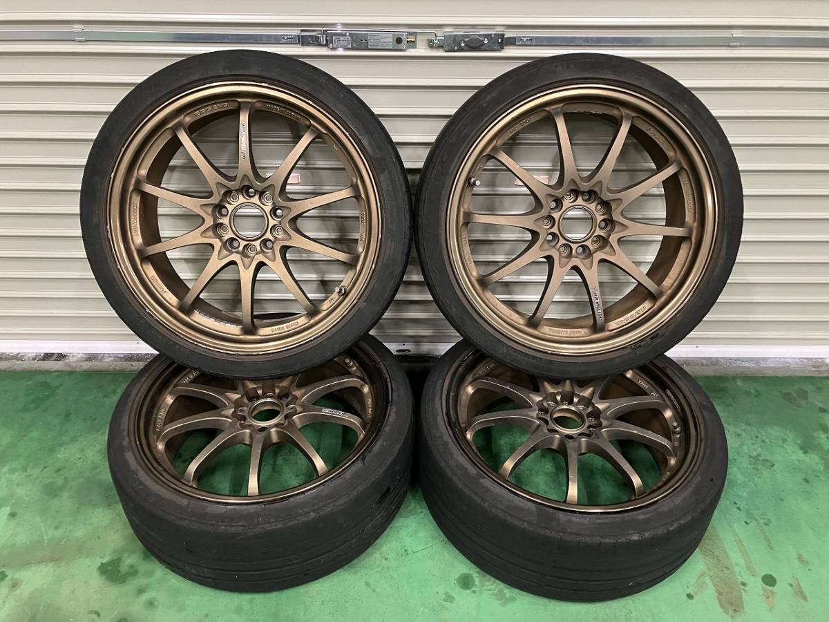 ST1223　RAYS　レイズ　ボルクレーシング　CE28　CE28N　19×8ｊ　＋43　ＰＣＤ114.3　5穴　鍛造　超軽量　180サイズ　売り切り_画像1