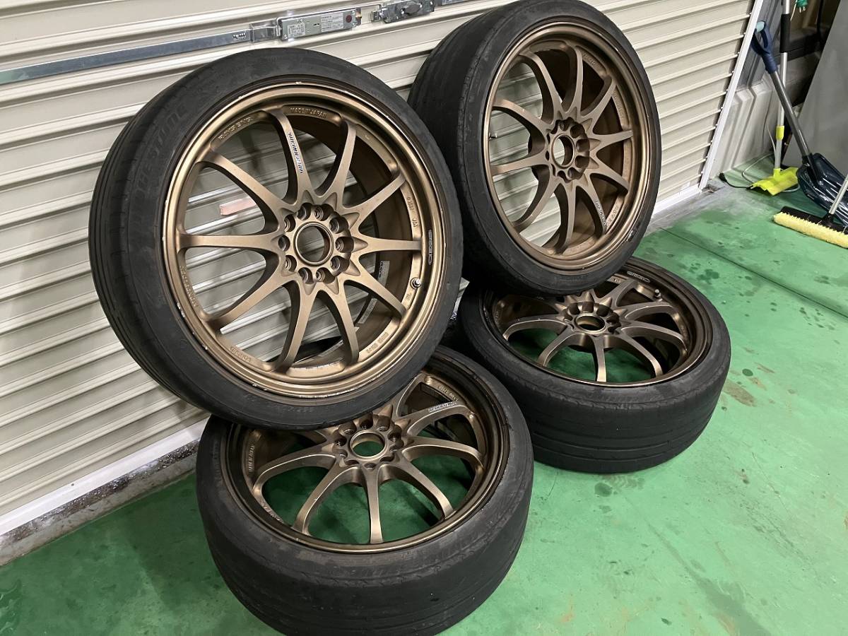 ST1223　RAYS　レイズ　ボルクレーシング　CE28　CE28N　19×8ｊ　＋43　ＰＣＤ114.3　5穴　鍛造　超軽量　180サイズ　売り切り_画像2