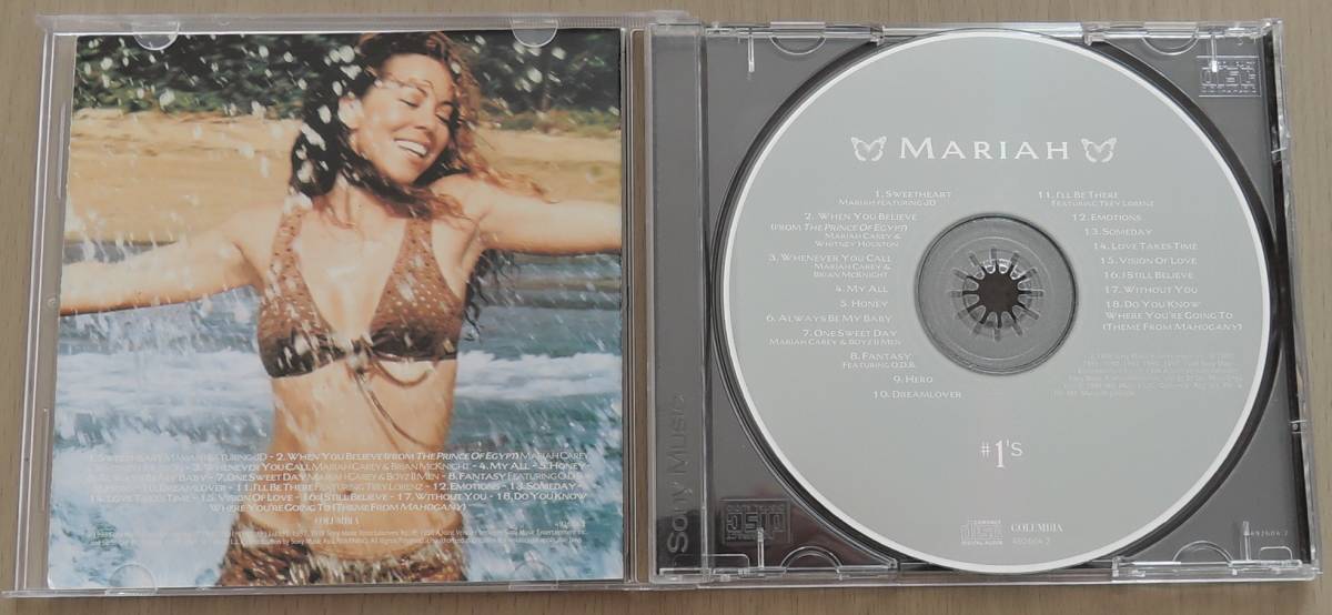 CD☆ MARIAH CAREY ☆ #1's ☆ 輸入盤 ☆マライア・キャリー ☆_画像4