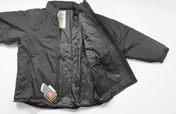 新品* ECWCS GEN3 Level 7 PRIMALOFT JACKET 黒 L ◆ BAF社製 プリマロフト 中綿 パーカー 極寒用 ジャケット 米軍 ミリタリー ◆435/KW_画像3