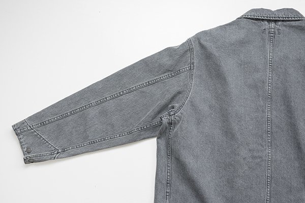 ★美品 Supreme ◆22SS DENIM CHORE COAT デニム チョアコート 黒 XLサイズ カバーオール ジャケット シュプリーム ◆K2H_画像3