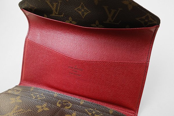 LOUIS VUITTON ◆ モノグラム 長財布 ポルトフォイユ ジョゼフィーヌ ルージュ 三つ折り コインケース付 ルイヴィトン ◆ZJ_画像5