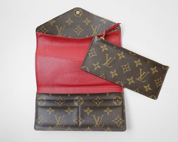 LOUIS VUITTON ◆ モノグラム 長財布 ポルトフォイユ ジョゼフィーヌ ルージュ 三つ折り コインケース付 ルイヴィトン ◆ZJ_画像1