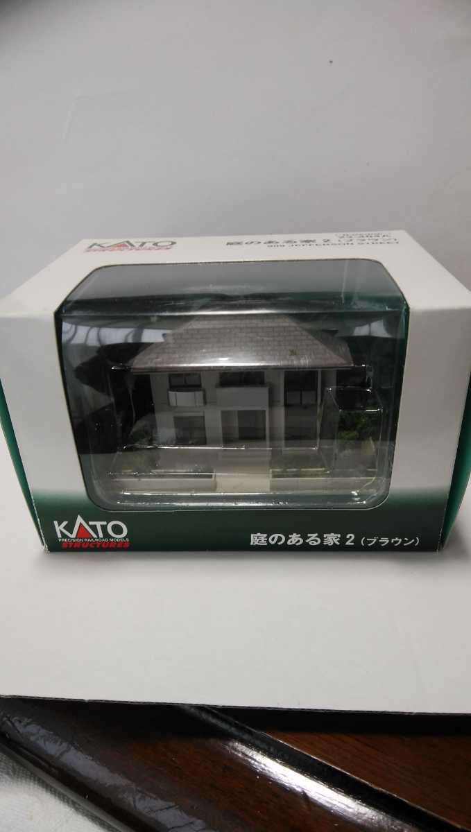 KATO ジオタウン 庭のある家2(ブラウン) 23-404A 中古美品_画像2