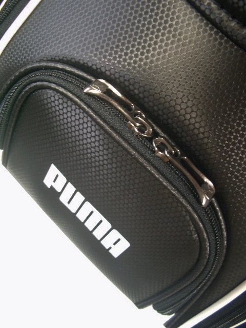 PUMA プーマ アクティブ モデル 取っ手付 合皮レザー 白黒 PUMA プーマ アクティブ モデル 取っ手付 合皮レザー 白黒