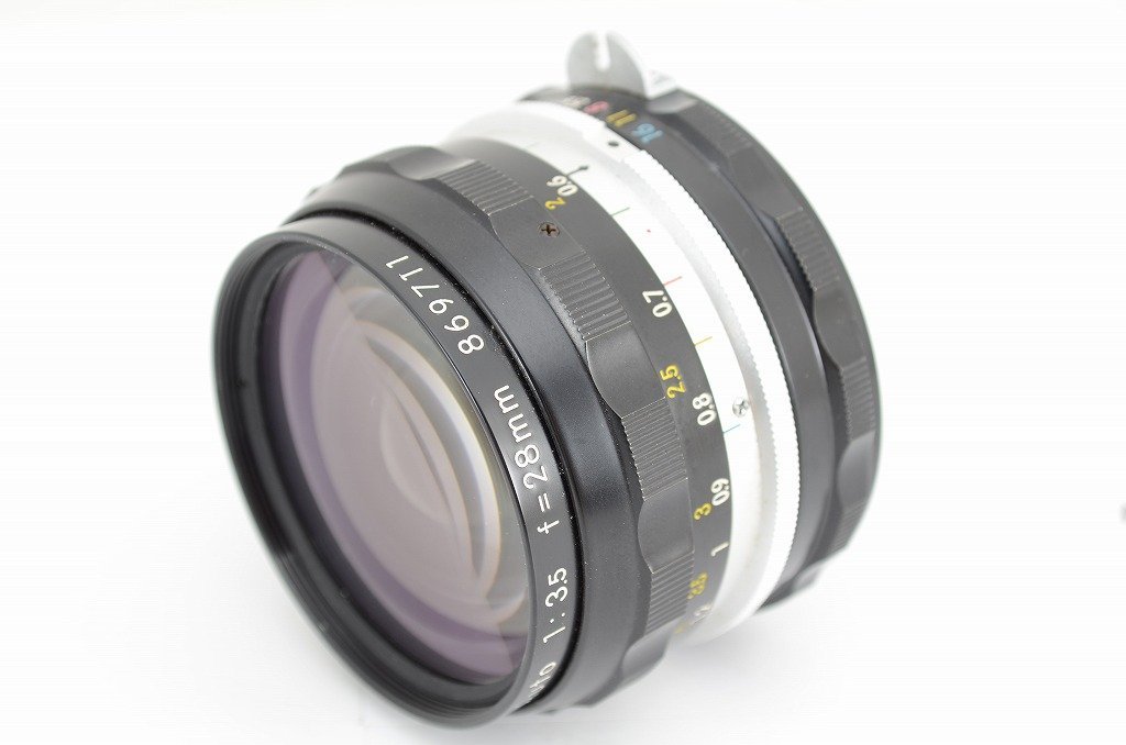 【アルプスカメラ】ジャンク品 Nikon ニコン NIKKOR-H.C Auto 28mm F3.5 非Ai 単焦点レンズ 230502f_画像1