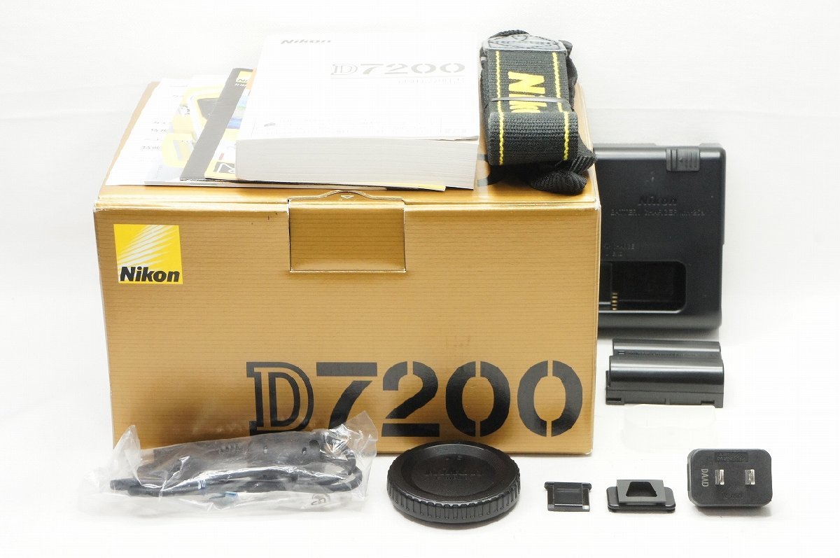 【適格請求書発行】良品 Nikon ニコン D7200 ボディ デジタル一眼レフカメラ 元箱付【アルプスカメラ】231201xの画像7