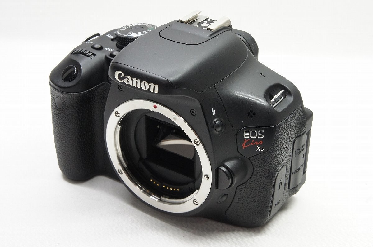 【適格請求書発行】訳あり品 Canon キヤノン EOS Kiss X5 ボディ デジタル一眼レフカメラ【アルプスカメラ】231210k_画像2