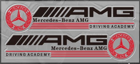 AMG ドアミラー ステッカー 2枚1セット Bの画像1