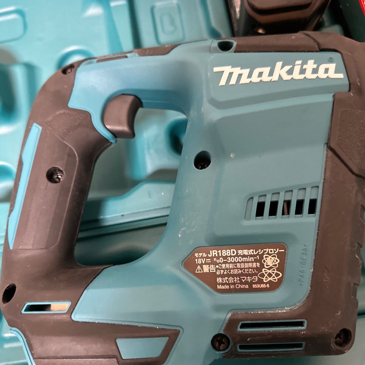 makita マキタ レシプロソー JR188D 18V 6.0Ah 充電器DC18RA_画像3