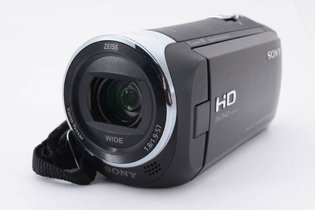 ★訳あり美品★ SONY ソニー HDR-CX470 ブラック 黒 BLACK Handycam ビデオカメラ バッテリー 充電器 取説 #e0120_画像2