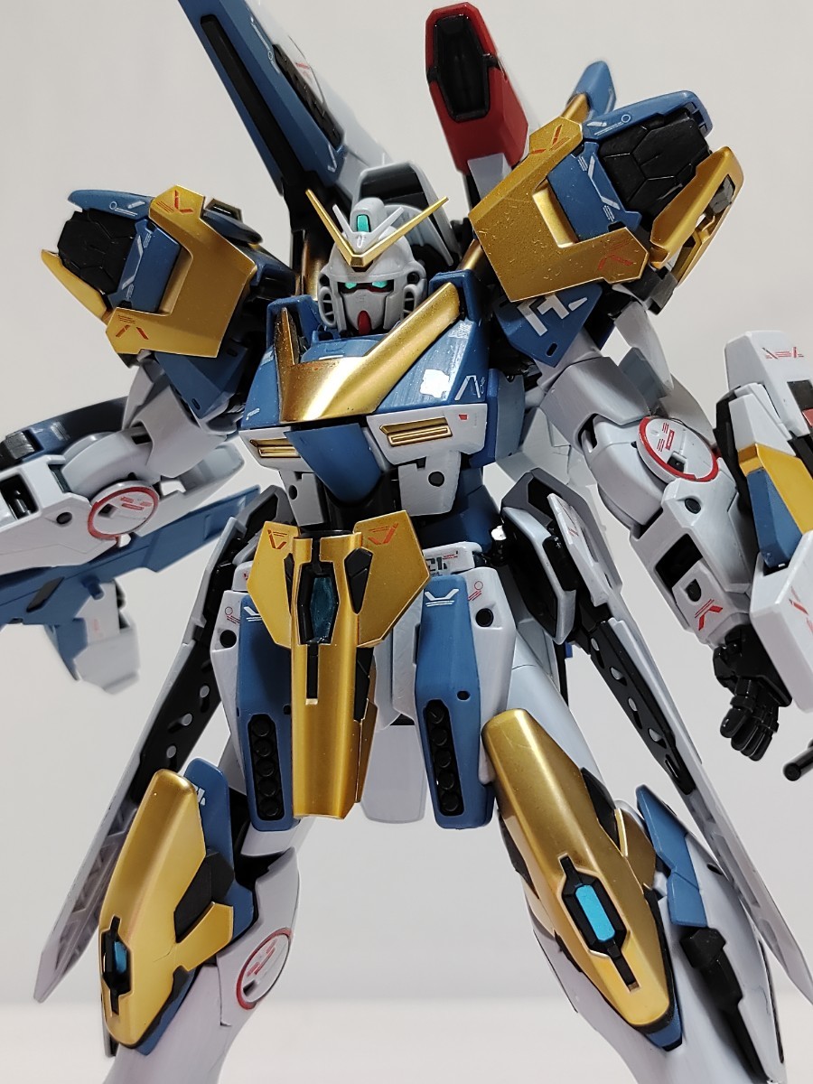 ＭＧ 1/100 全塗装 Ｖ２アサルトバスターガンダム Ver．Ka (プレミアム バンダイ 限定) BANDAI ガンダム プラモデル 美品 ガンプラ プ_画像3