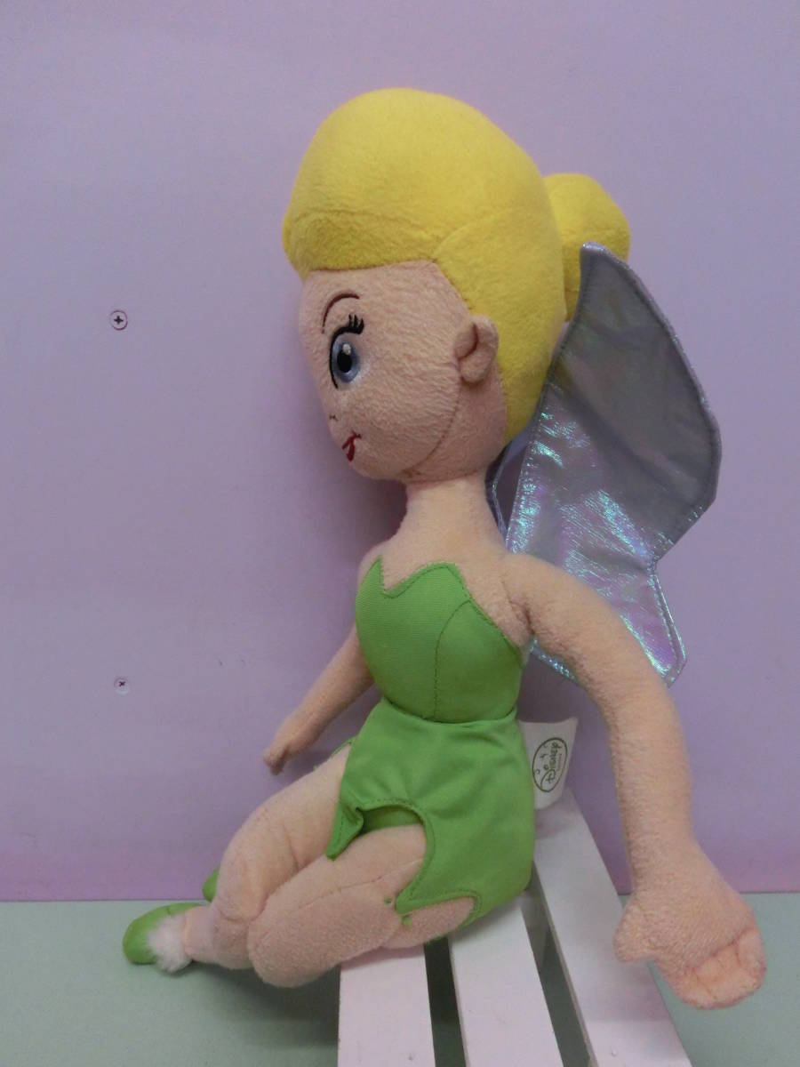  Disney Peter Pan * Tinkerbell BIG large soft toy doll 48cm USAfea Lee z*Disney Peter Pan Tinker Bell Vintage 