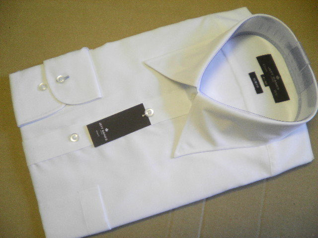 百貨店ブランド *JEFF BANKS*サイズ L 41-84*高級Yシャツ 形態安定加工_画像2