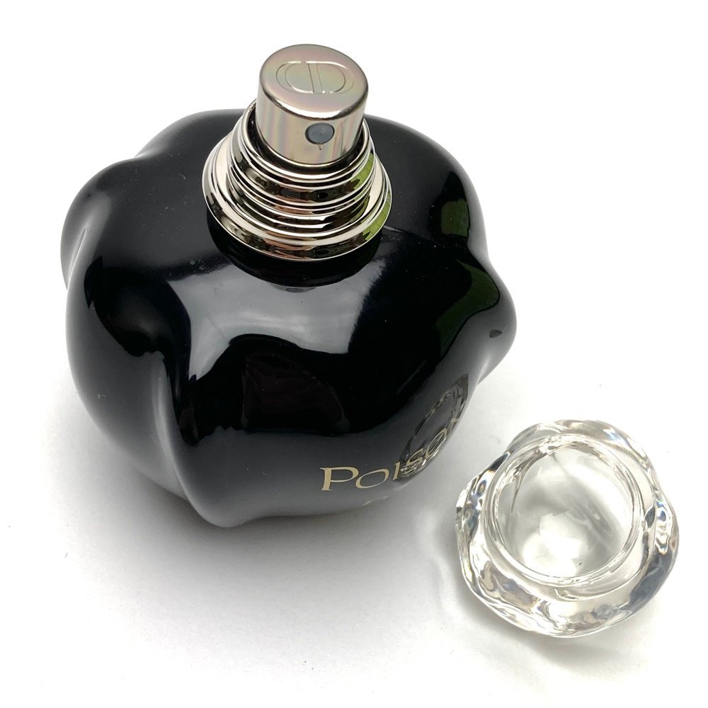 rm) Christian Dior クリスチャン ディオール POISON プワゾン オードゥトワレ 50ml 香水 フレグランス ※中古 残量たっぷり 箱付の画像4