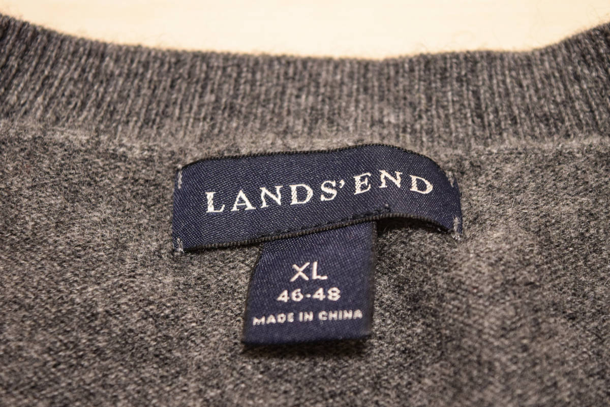 LAND'S END ランズエンド 高級 カシミア 100% ニット セーター 2XL 冬 (H00120205)_画像3