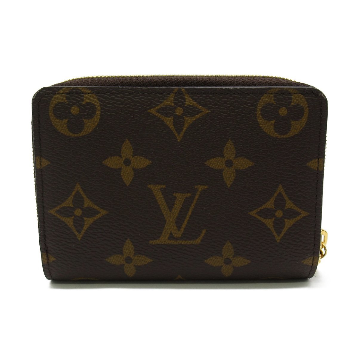 LOUIS VUITTON ルイ・ヴィトン ラウンド財布 ポルトフォイユ・ルー ブラウン系 モノグラム・リバース 中古 ユニセックス