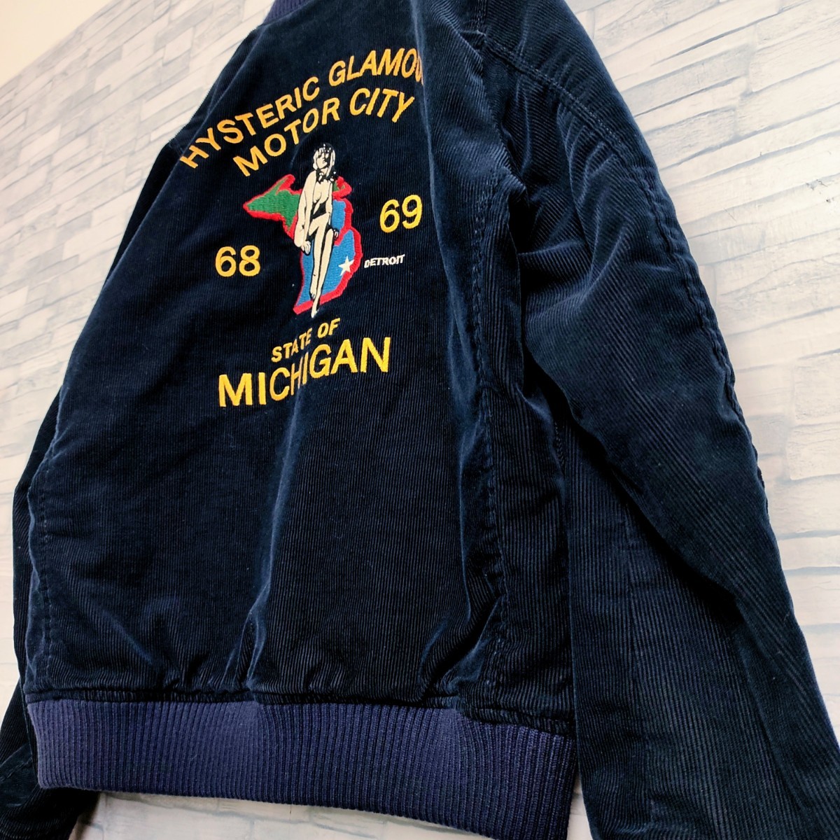 HYSTERIC GLAMOUR(ヒステリックグラマー)の「MICHIGAN刺繍 HYSTERIC GLAMOUR(ヒステリックグラマー)の「MICHIGAN刺繍