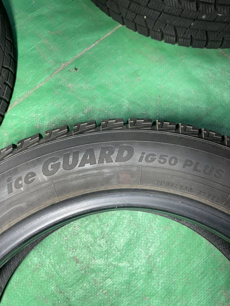 バリ溝！ YOKOHAMA ice GUARD iG50 PLUS 155/65R14 2019年 スタッドレス タイヤ 4本セット ヨコハマ アイスガード_画像3