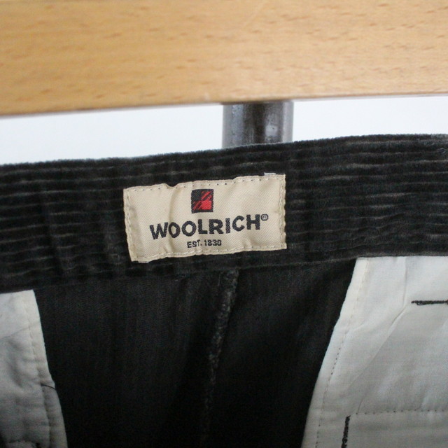 U80 2000年代製 デッドストック コーディロイパンツ Woolrich ウールリッチ■00s 表記34インチ 黒 ブラック コールテン 古着 アメカジ 激安_画像6