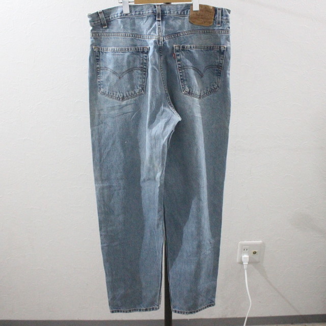 D84 2002年製ビンテージ リーバイス550 デニムパンツ■00s 表記38インチ ブルー アメカジ Gパン ジーンズ LEVIS550 ストリート 古着卸 90s_画像2