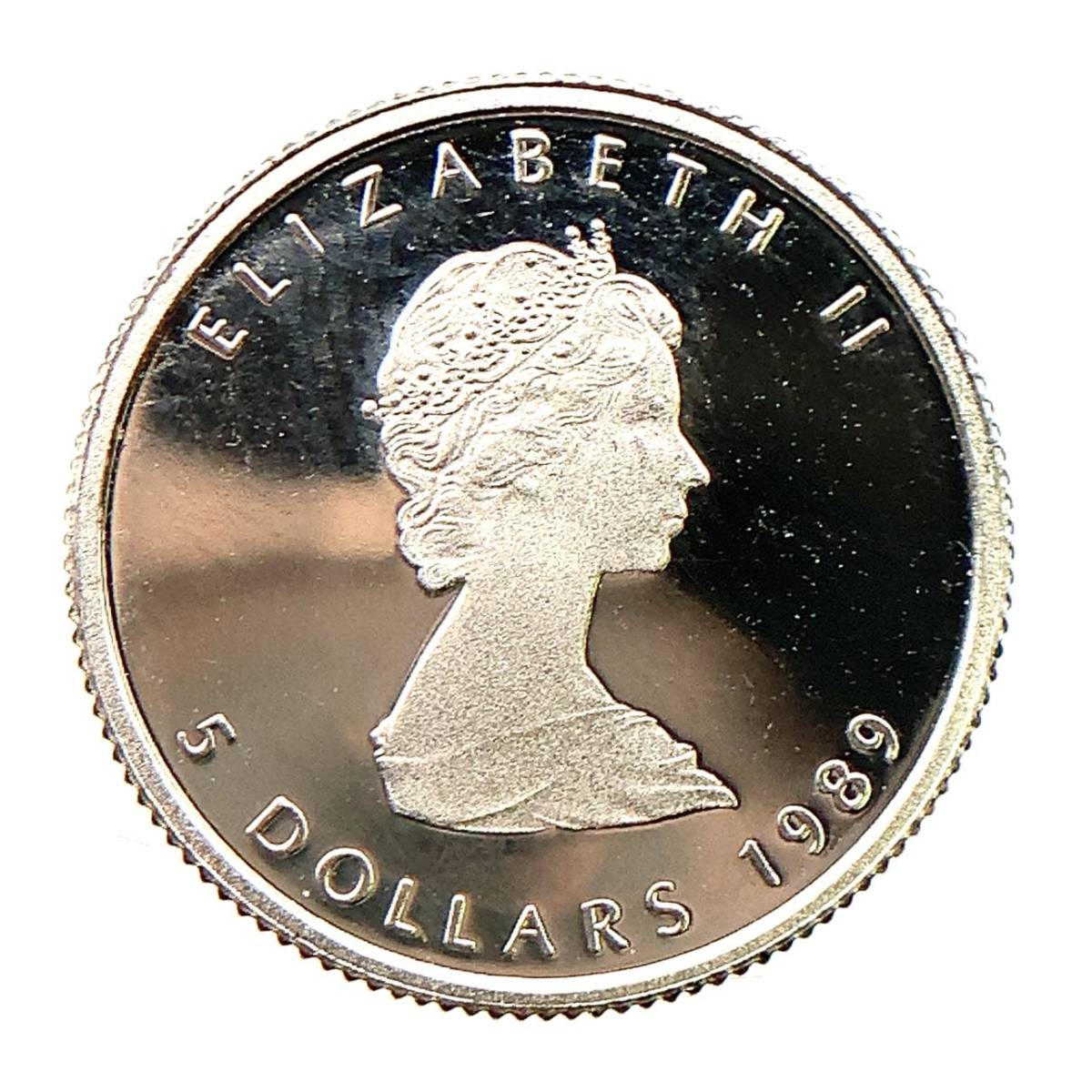 メイプルリーフ プラチナ貨 1989年 3.1g 1/10オンス PT999 メイプルリーフ プラチナ貨 1989年 3.1g 1/10オンス PT999