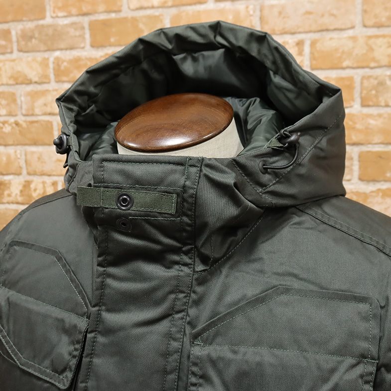 1円/秋冬/G-STAR RAW/XSサイズ/ダウン コート MFD HDD PARKA D1360-A516 撥水 軽量 防寒 あたたか◎ ミリタリー 新品/カーキ/ft469/_画像4