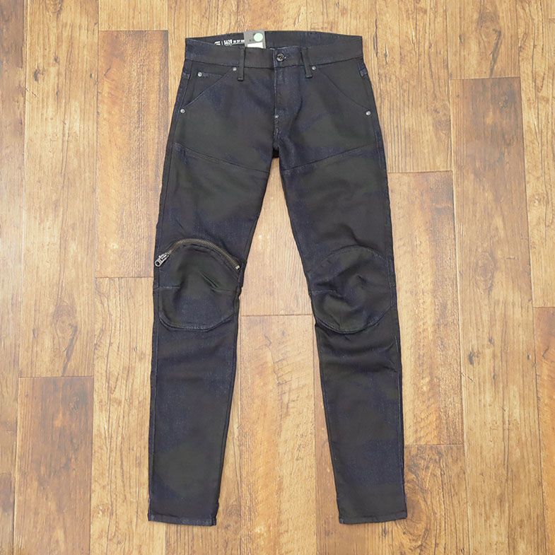 1円/G-STAR RAW/32インチ/デニムパンツ 5620 3D ZIP KNEE SKINNY D01252-A724-082 ストレット スキニー バイカー 新品/紺/ネイビー/gf471/_画像2