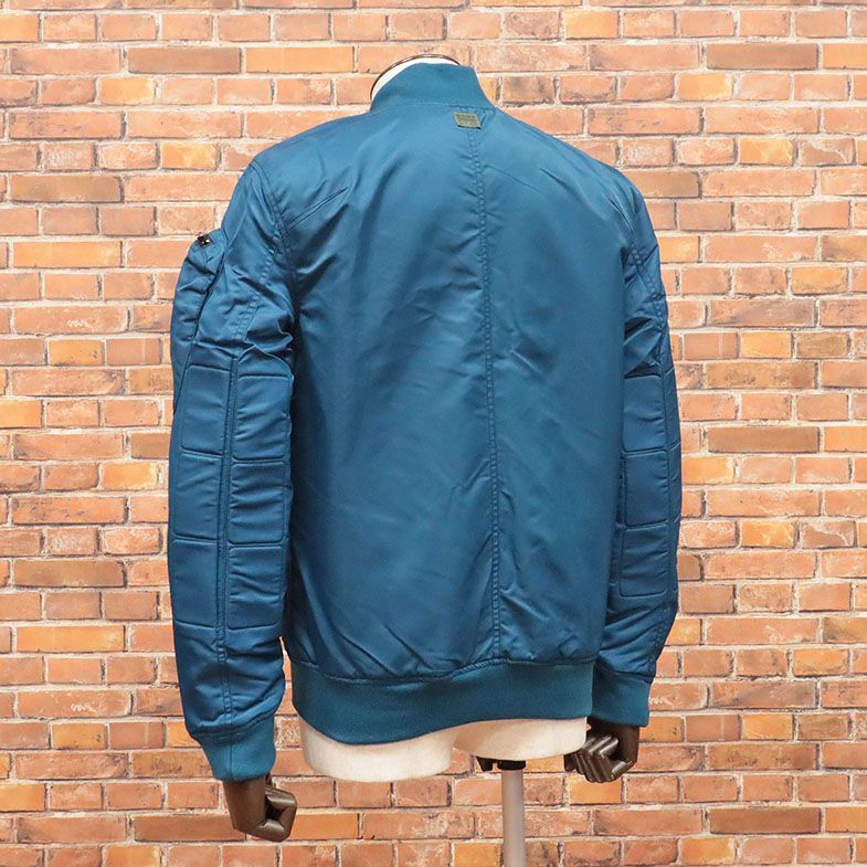 1円/秋冬/G-STAR RAW/Sサイズ/中綿ボンバー ブルゾン ARRIS BOMBER JKT D15469-A521 撥水 美艶 防寒 MA-1 新品/青/ブルー/ia121/_画像2