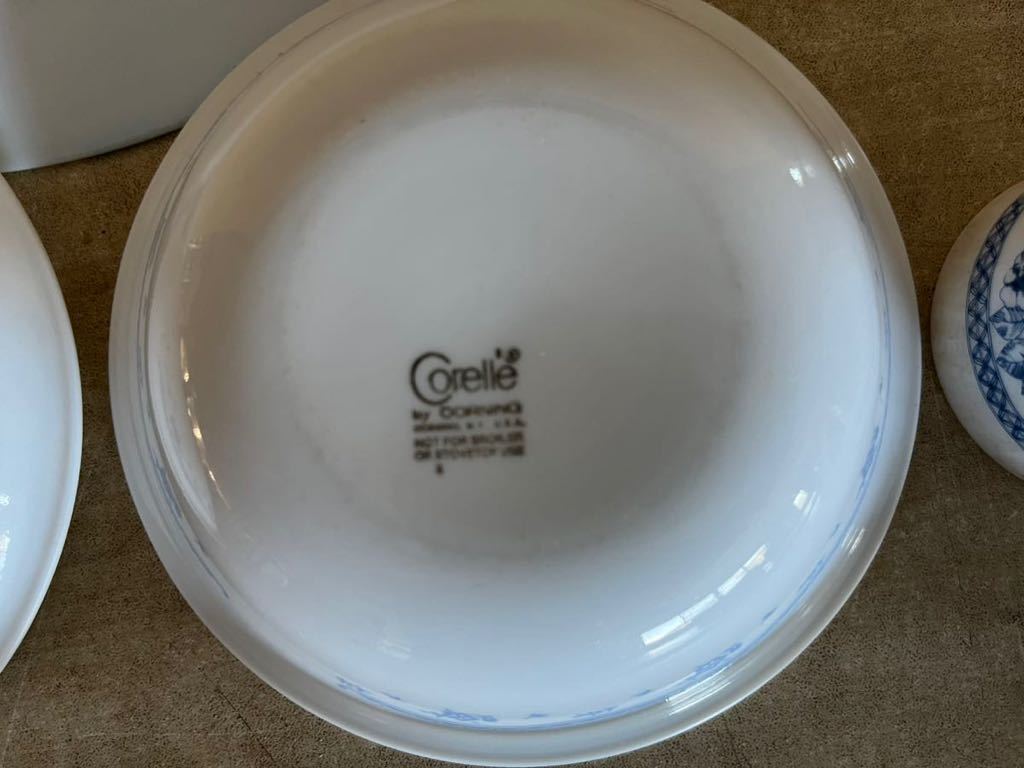 NN1130 コレール 食器 軽量 割れにくい CORELLE サラダボウル 皿 プレート 花柄 まとめて_画像4